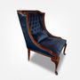 Chairs - Nuovo Wing Chair - Acanthus Scroll No.2  - THOMAS & GEORGE ARTISAN FURNITURE