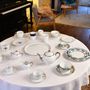 Platter and bowls - The brilliant platinum ELEGANCE pie dish  - ALAIN BABULE