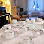 Mugs - The brilliant platinum ELEGANCE tea cup & saucer - ALAIN BABULE