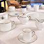 Mugs - The brilliant platinum ELEGANCE coffee cup - ALAIN BABULE
