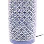 Lampes de table - Lampe vase ajourée bleu et blanc - SEOUL COLLECT