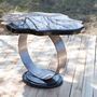 Tables basses - coffee table "black ring" - HYGGE DESIGN