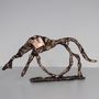 Sculptures, statuettes and miniatures - Sculpture inspired by the Giacometti dog in Bronze - PHILIPPE BUIL SCULPTEUR
