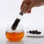 Tea and coffee accessories - ELIXIR(+). glass tea stick / infuser - SIMPLE LAB EXPERIENCE