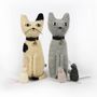 Soft toy - Hand Knitted Cats & Dogs - SEVERINA KIDS