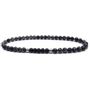 Bijoux - Bracelet perle Obsidienne - Onyx - .POLYGON