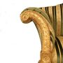 Fauteuils - Ram`s Head Hand Carve Gilded Single Seater Sofa/ Arm Chair - THOMAS & GEORGE ARTISAN FURNITURE