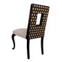 Chaises - Intarsio Side Chair - Incrustation de coquille à la main - THOMAS & GEORGE ARTISAN FURNITURE