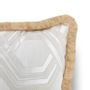 Fabric cushions - WHITE KLEO II CUSHION - RUG'SOCIETY