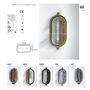 Outdoor wall lamps - Brass Bulkhead Light no 46 - ANDROMEDA LIGHTING