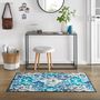 Design carpets - Blue Ground - WASH+DRY BY KLEEN-TEX