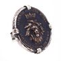 Jewelry - Diamond Lion Head Coin Ring - SHANNON KOSZYK COLLECTION