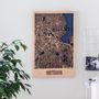 Other wall decoration - Wood City Map, Handmade - ENJOYTHEWOOD