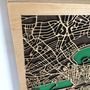 Other wall decoration - Wood City Map, Handmade - ENJOYTHEWOOD