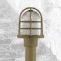 Outdoor floor lamps - Brass Column Light no 65 - ANDROMEDA LIGHTING