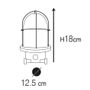 Appliques extérieures - Brass Deck Passageway Headlamp no 15N - ANDROMEDA LIGHTING