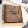Other office supplies - Wood Cover Notebook / Journal / Cookbook / Photo Album - ENJOYTHEWOOD