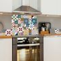 Kitchen splash backs - Aluminium kitchen splash back . - 99DECO