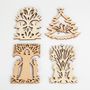 Christmas garlands and baubles - Wooden ornaments - NORD DECO