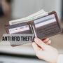 Leather goods - Leather Wallet RFID Protection - ENJOYTHELEATHER