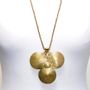 Jewelry - Necklace "Trinity" Golden - NATARAJ COLLECTION