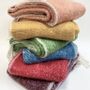 Throw blankets - soft throws with wool - ASIANMOOD