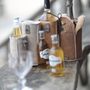Gifts - MAGNUM BOTTLE HOLDER or tote made of sheepskin, naturally insulating - KYWIE AMSTERDAM