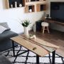 Benches - Custom flat iron foot for bench, coffee table - LA FABRIQUE DES PIEDS