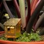 Décorations florales - Cabane miniature et mini nichoir à oiseaux pour vos plantes - BOTANOPIA