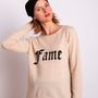 Apparel - Sweater FAME  - MADLUV CASHMERE GOES POP