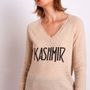Apparel - Sweater KASHMIR  - MADLUV CASHMERE GOES POP