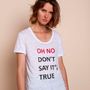 Apparel - TShirt OH NO ! - MADLUV CASHMERE GOES POP