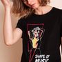 Apparel - Tshirt SHAPE OF MUSIC - MADLUV CASHMERE GOES POP