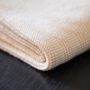 Throw blankets - Baby Alpaca Wool Travel Blanket Cream - LA MAISON DE LA MAILLE