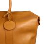 Bags and totes - TRAVEL BAG SAFARI STRIPES & CLICK LEATHER L - ABRACADABRA STORE