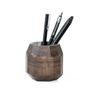 Decorative objects - Walnut geometric pot - OAKYWOOD