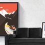 Other wall decoration - Mountain Original Artwork - Mountain art ; Ski, snow, alpen, winter - MOUNTAIN CORNER