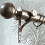 Curtains and window coverings - Classic Antique Nickel Curtain Pole Finish - TILLYS