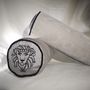 Cushions - BOLSTER PILLOW WITH EMBROIDER T&G LOGO - THOMAS & GEORGE ARTISAN FURNITURE