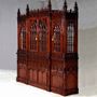 Shelves - Gothic 6-Door China Cabinet - THOMAS & GEORGE ARTISAN FURNITURE