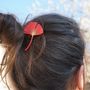 Hair accessories - GINKGO sheet hair comb printed in 3D - TOCHU-DE