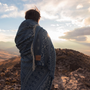 Throw blankets - Celestial Manta in royal Alpaca - INATA
