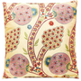 Cushions - Suzani / Ikat Silk Floral Embroidered Heritage Style Cushion - HERITAGE GENEVE