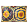 Cushions - Floral Silk / Ikat Heritage Style Multicolour Cushion - HERITAGE GENEVE