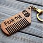 Beauty products - Wooden Bear Comb, walnut and wenge - ENJOYTHEWOOD