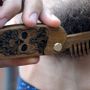 Beauty products - Wooden Bear Comb, walnut and wenge - ENJOYTHEWOOD