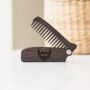 Beauty products - Wooden Bear Comb, walnut and wenge - ENJOYTHEWOOD