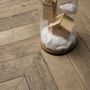 Parquets - French oak plankflooring in finishing 801 - aged, sawn, or structured - CHÊNE DE L'EST