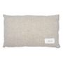 Fabric cushions - POWDER PINK SMALL LINEN CUSHION - ILLUSTRE PARIS