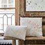 Fabric cushions - POWDER PINK SMALL LINEN CUSHION - ILLUSTRE PARIS